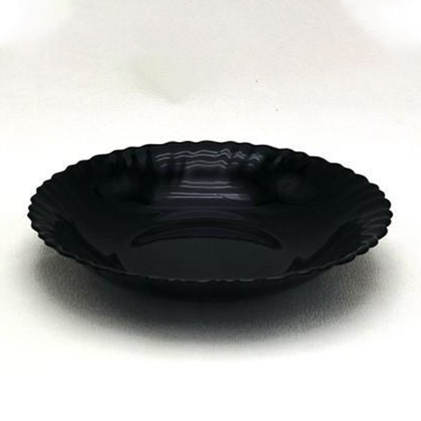 Тарелка суповая d-24см (дымчатое стекло)