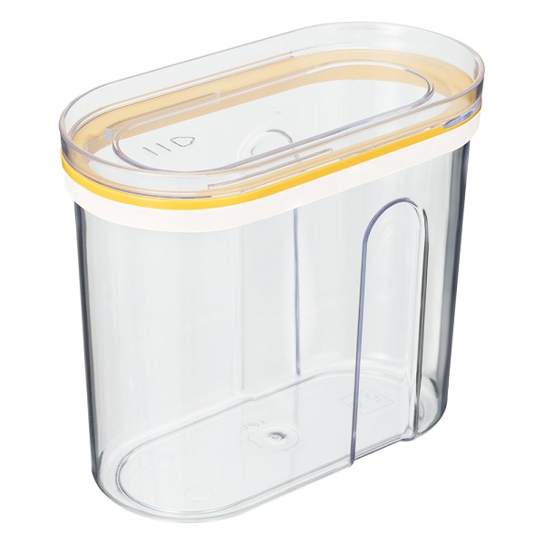 Емкость для сыпучих продуктов 0,75л с крышкой слайдером (то)