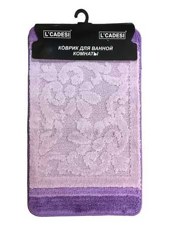 Коврик из полипропилена  HIGH MONO 50*80см,  лиловой LIZA