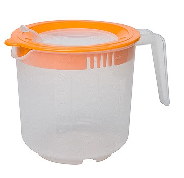 Банка для взбивания 1,5л (мандарин)(то)