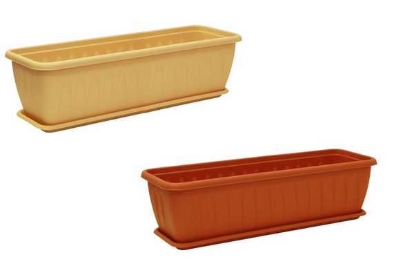 Балконный ящик АЛИЦИЯ 600мм с поддоном (пал. 300) 10л