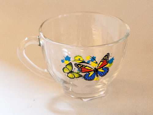 Чашка для чая  Космос "Танец бабочек микс"