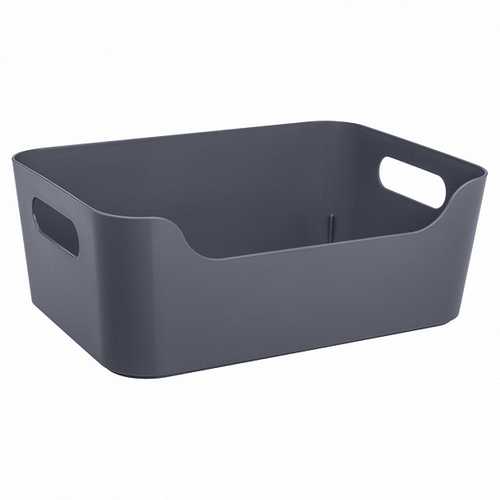 Корзинка универсальная "SCANDI", 340х240х140мм, 10л (серый)(то)