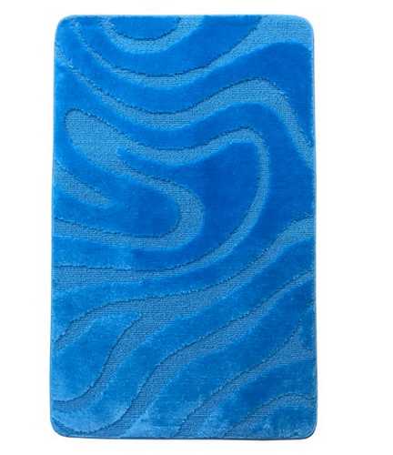 Коврик из полипропилена на латексной основе  60х100(1) L CADESI LEMIS  голубой 3014