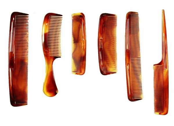 Расчески пластиковые, набор 6шт