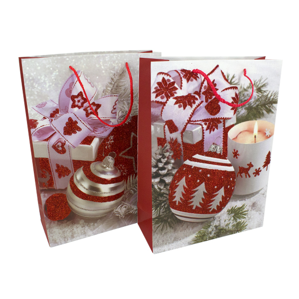 Пакет новогодний 18*23*8.5см