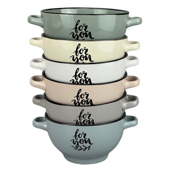 Бульонница 680мл JEWEL "Для тебя" (керамика)