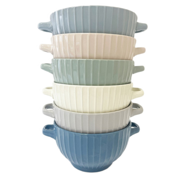 Набор бульонниц JEWEL Грань 680мл (керамика)