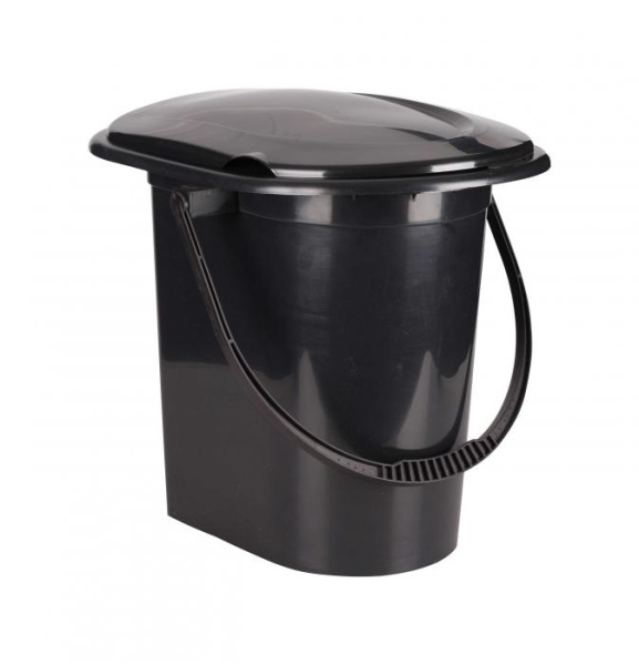 Ведро-туалет 17л "Эконом" (микс) (то)
