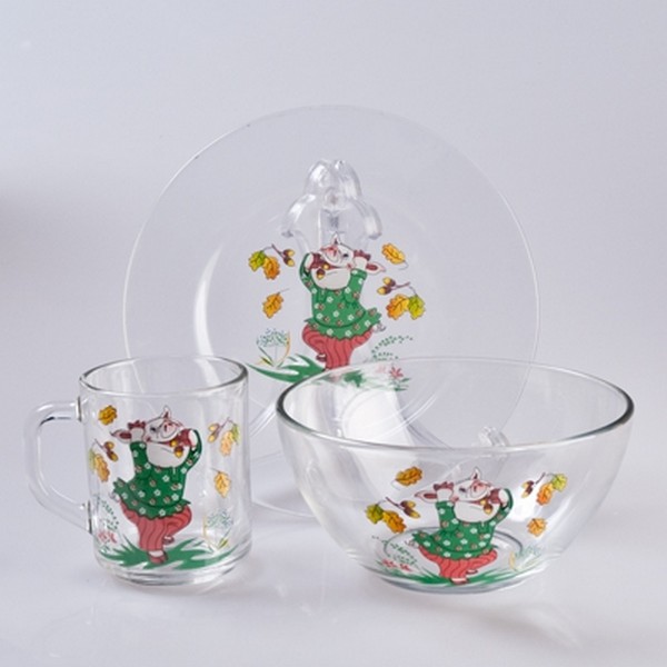 Набор для завтрака "Три Поросенка" 3 пр