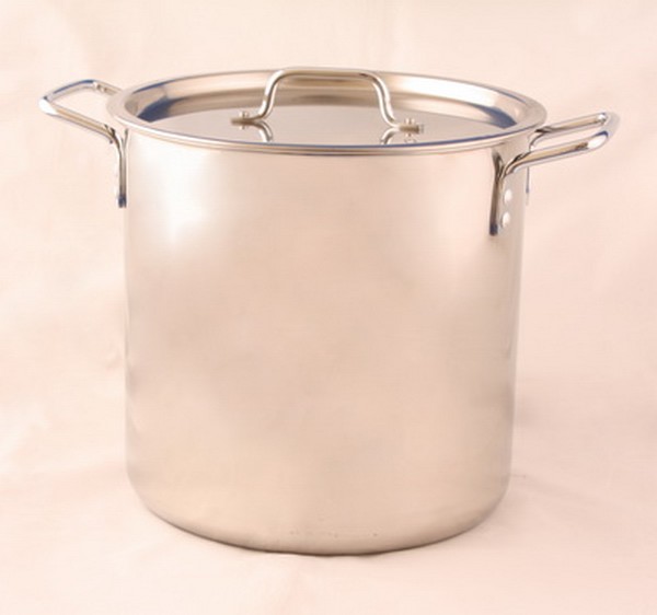 Котел 34л ОБЩЕПИТ d40 h30 сварной клеп. ручки 