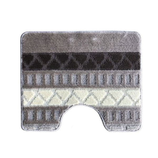 Коврик с вырезом L'CADESI Marathon, 50х60, Geometrik терракот , Турция 4156431