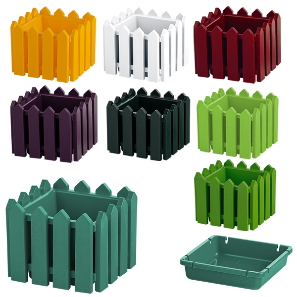 Кашпо квадратное малое "Лардо" 4 л.