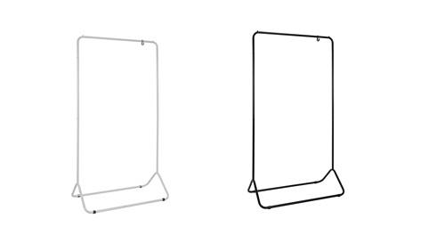 Вешалка гардеробная "Радуга 3"  825 х 420 х 1500