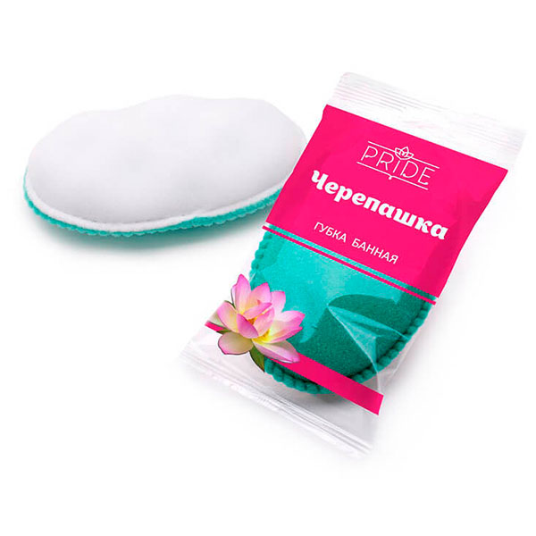 Губка банная детская "Черепашки" (40)