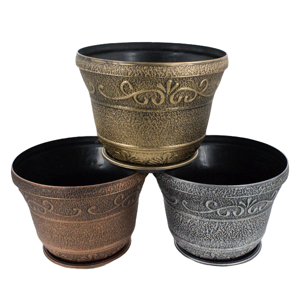 Кашпо для цветов ГРЕЦИЯ D35xH27см