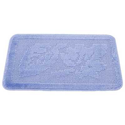 Набор ковриков 2шт. NEW MONO из пропилен. 50*80см голубой