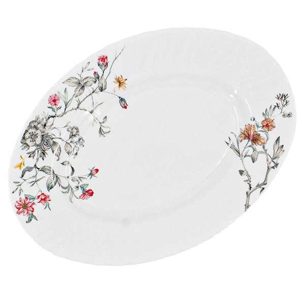 Тарелка подстановочная 30см ЛЕТНЕЕ УТРО (стеклокерамика)