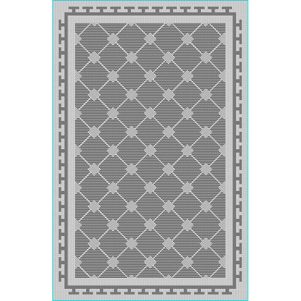 Циновка ЭКО  77022  размер ,50х80 (0,4 м2) 1шт, цвет серый, Россия