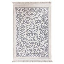 Коврик двухсторонний из хлопка 80х150 серый PAMUKLU DOUBLE ,Турция