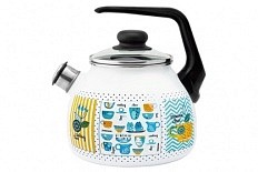 Чайник эмал 3,0л со свистком Кантри ТМ Appetite