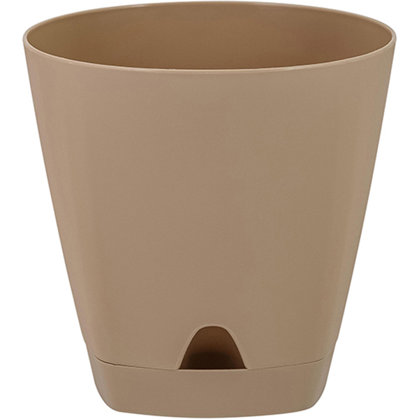 Горшок для цветов AMSTERDAM D170 с прикорневым поливом 2,5л молочный шоколад
