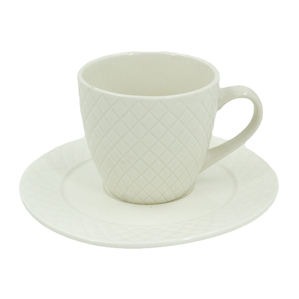 Набор кружки 240мл и блюдца (6шт) 2сорт