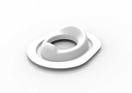 Накладка детская на унитаз Opa (снежно-белый)(то)