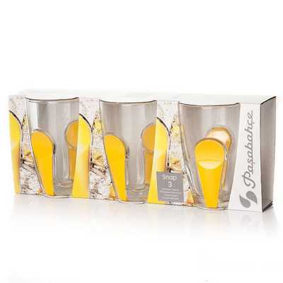 Стакан СНЭП 3 шт. 260 мл (желтый пласт.аксессуар)