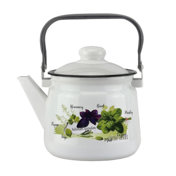 Чайник эмал  2,5л    01- 2711/4М-Базилик Эмаль SELECT