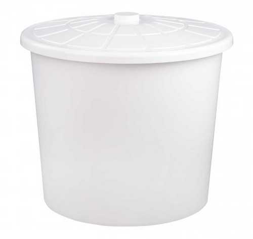 Бак 75л с крышкой универсальный (белый)(то)