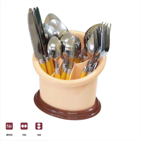 Подставка под стол. приборы "Стиль" (белый)  (то)