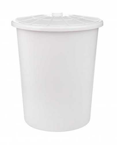 Бак 100л с крышкой универсальный (белый)(то)