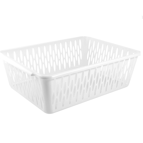 Корзинка Light L 380х275х120мм белое облако