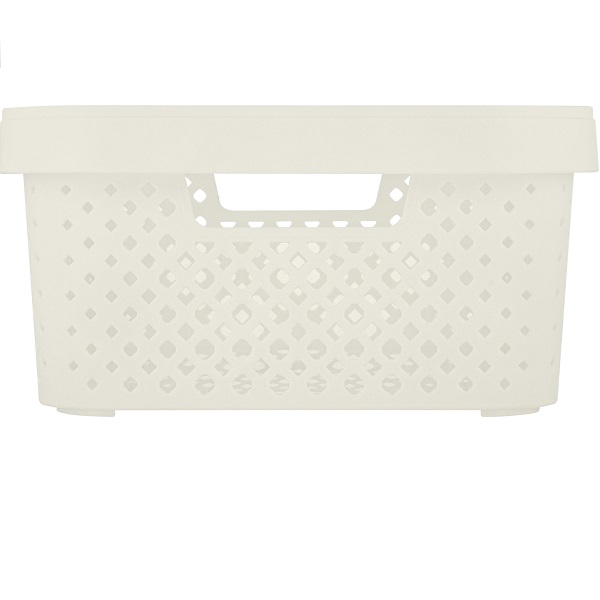 Корзинка Plast Team 265х195х140мм 5л молочный туман (то)