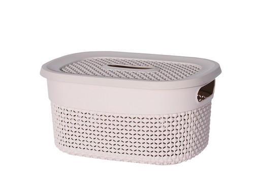 Корзина "Ariana" 6л с крышкой (то)