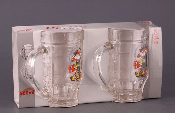 Набор кружек для пива 2шт.  500 мл  "Пинта" Приколы