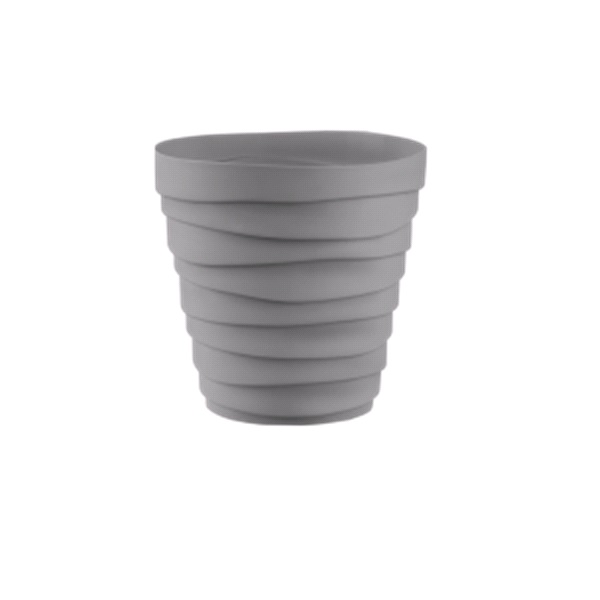 Кашпо "Бархан" 3,5л Серый жемчуг