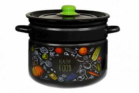 Кастрюля эмал цил Healthy food 9,0л ТМ Appetite