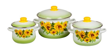 Набор №408 3пр. (2л.+4л.+5,5л.) ПОДСОЛНУХИ