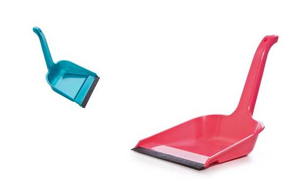 Совок для мусора с резиновой кромкой