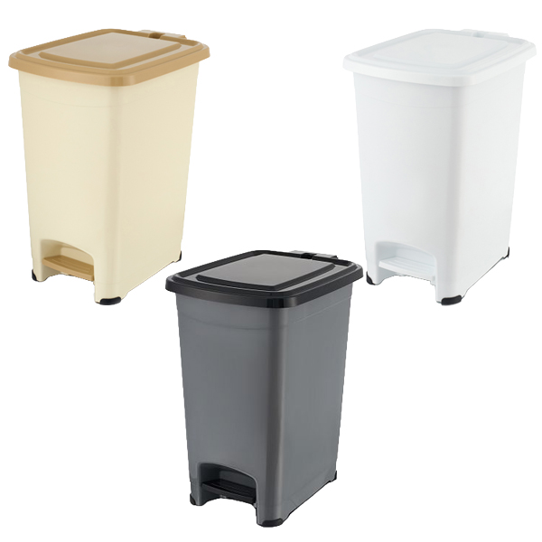 Контейнер для мусора с педалью "Slim" 25л