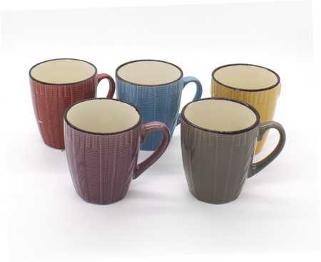 Кружка 250мл ТРИКОТАЖ (коробка-96шт)