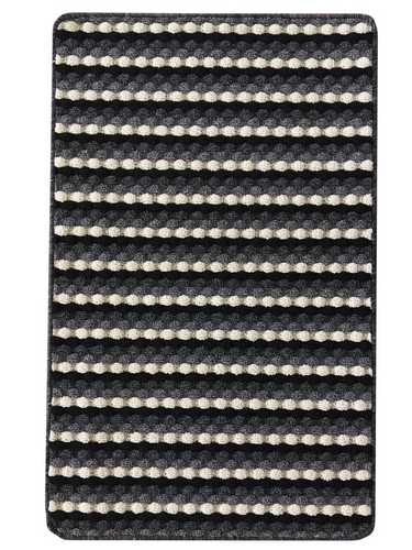 Коврик для ванной SUPER ECO 60х100 из 1 шт с черной полоской