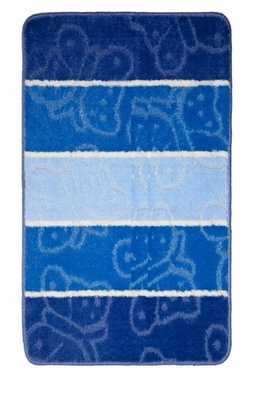 Набор ковриков 2шт. MULTI из пропилен. 60*100см ярко-синий-синий