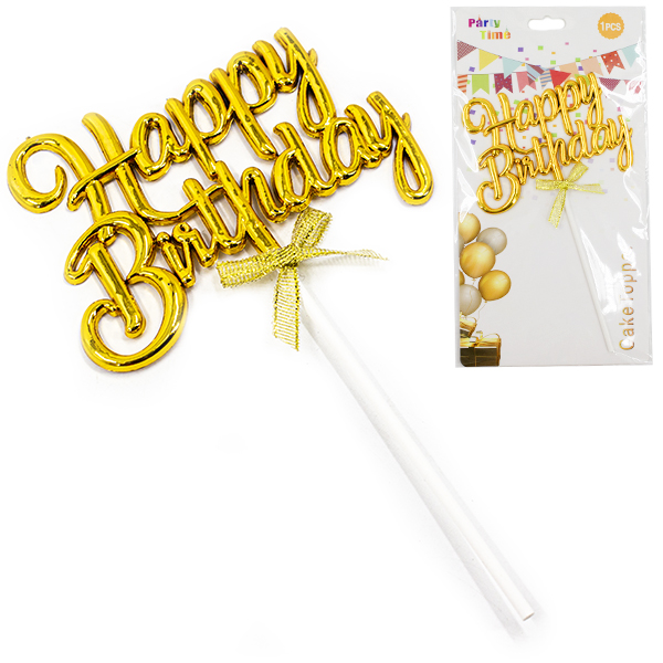 Украшение для торта "Happy Birthday"