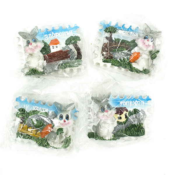 Магнит декоративный ЗАЯЦ 6*4,5см Магнит декоративный ЗАЯЦ 6*4,5см