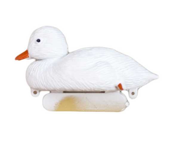 Фигурка пластиковая УТЕНОК белый