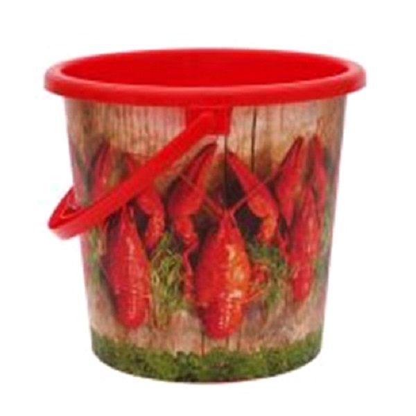 Ведро пластиковое 10л. "Раки"