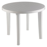Стол круглый Элластик (белый)